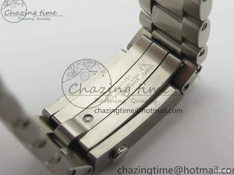 0120 FastDry Planet Ocean Master Chrono SS OM 1:1 Best Edition Black Dial On SS Bracelet A9900 V 8112